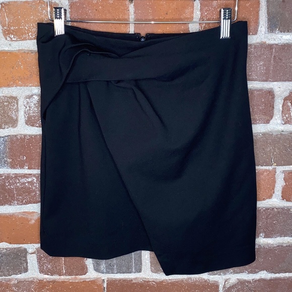 Babaton Asymmetrical Black Jethro Skirt - Picture 1 of 6